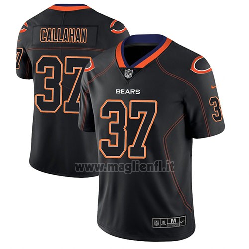 Maglia NFL Limited Chicago Bears Bryce Callahan Nero Color Rush 2018 Lights Out